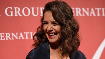 Katie Holmes Looks Absolutely Stunning in 'Classic' Blue Dress, Talks About Fashionable Daughter Suri Cruise