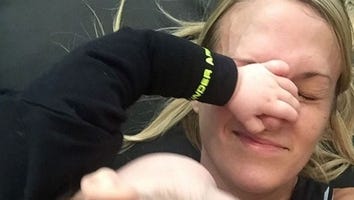 Carrie Underwood Adorably Uses Son Isaiah in Her Workout