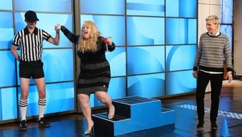 Watch a Dizzy Rebel Wilson Hilariously Attempt an Obstacle Course in Heels