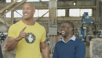 EXCLUSIVE: Kevin Hart & The Rock Compare Workouts on 'Central Intelligence' Set