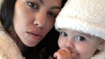 Kourtney Kardashian Celebrates Her Son Reign's First Thanksgiving in Matching Fuzzy Outfits