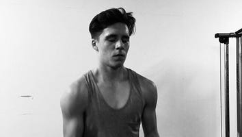Brooklyn Beckham Shows Off Growing Biceps in Weightlifting Selfie