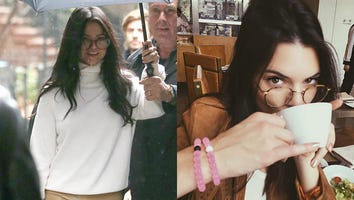 Twinsies! Selena Gomez Channels Kendall Jenner in Glasses and Leather Pants