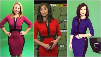 Basically Every Female Meteorologist Is Wearing the Same Dress and It's Freaky as Hell