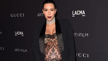 Kim Kardashian Flaunts Baby Bump In Another Sheer Outfit at LACMA Art+Film Gala