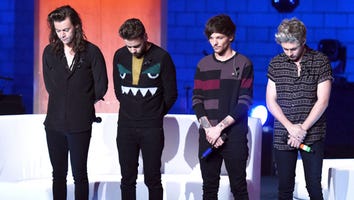 One Direction Pays Respect to Victims of Paris Terrorist Attacks On Stage in London
