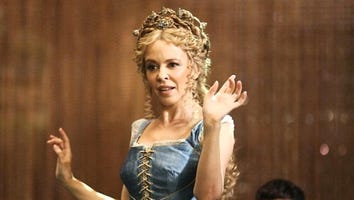 FIRST LOOK: Kylie Minogue Strips Joshua Sasse Down in Sexy, New 'Galavant' Number