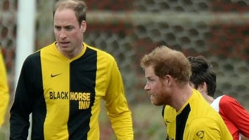 Prince Harry and Prince William Get Royally Dirty During Intense Christmas Eve Soccer Match