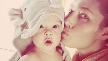 Justin Timberlake Smooches His Baby Son Silas in Adorable Christmas Photo