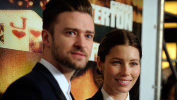 Justin Timberlake and Jessica Biel Take Baby Silas to Meet Santa!