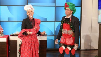 Steve Carell Hilariously Fails at Gingerbread House Decorating With Ellen DeGeneres