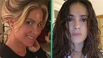 Kim Zolciak and Salma Hayek Go Make-Up Free on Instagram -- See The Pics!