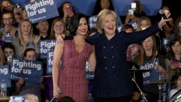 Demi Lovato Is Confident in Hillary Clinton, Shows Support at Rally in Iowa