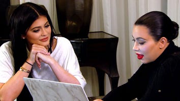 Kim Kardashian Lectures Kylie Jenner About Being 'Professional' at Kanye's Fashion Show