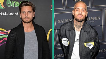 Scott Disick and Chris Brown Visit a Strip Club During Night Out in LA