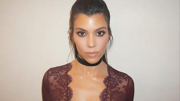 Kourtney Kardashian Ditches Her Bra, Rocks Sheer Top for Night Out