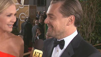 Leonardo DiCaprio Melts Our Hearts With His Golden Globes Date -- His Dad!