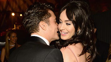 Katy Perry and Orlando Bloom Share a Laugh at Golden Globes After Party