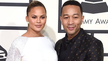 John Legend Adorably Kisses Chrissy Teigen's Bare Baby Bump