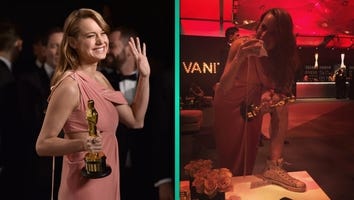 Brie Larson Chows Down on a Burger While Rocking Chucks in Epic Post-Oscar Snap