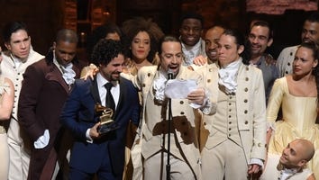 EXCLUSIVE: Watch the 'Hamilton' Cast Beam Over Their 'Crazy' GRAMMY Win