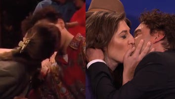 Mayim Bialik and Johnny Galecki Recreate Their First On-Screen Kiss From 'Blossom' Days