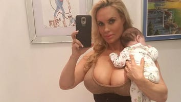 Coco Austin Waist-Trains While Taking Selfies With Baby Chanel