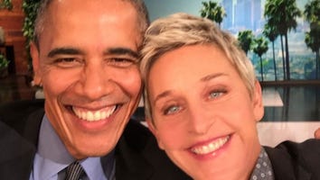 President Barack Obama Snaps Selfie With Ellen DeGeneres After Admitting He's Sick of Taking Them