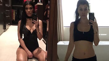 Kourtney Kardashian Rocks Sexy Body Suit and Shows Off Toned Tummy on Instagram