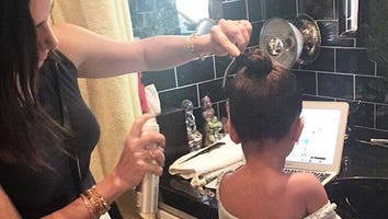 North West Gets Her Hair 'Frozen' by Kardashian Stylist