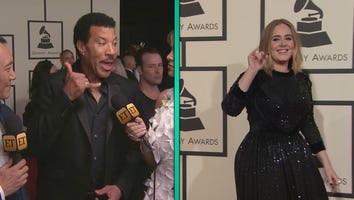 Lionel Richie Finally Gets to Say "Hello" to Adele at GRAMMYs, Jokes About Song Mashup