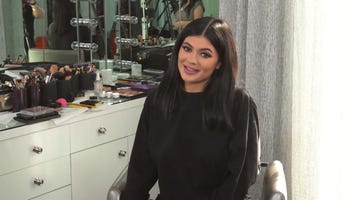 Watch Kylie Jenner Get Her Ears Glammed With Make-Up -- Seriously!