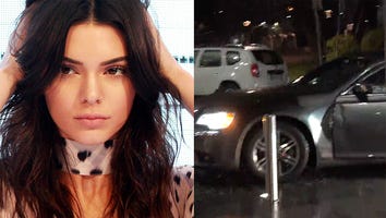 Watch Kendall Jenner Get Nearly Hit By a Car She Was Just In