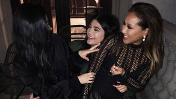 Kylie Jenner and Kourtney Kardashian Happily Hang With Rob Kardashian's Ex Adrienne Bailon