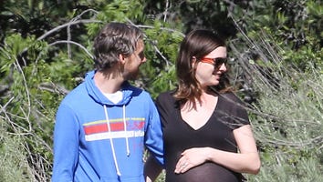 Anne Hathaway Flaunts Growing Baby Bump While Hiking in a Sheer Top -- See the Pics!