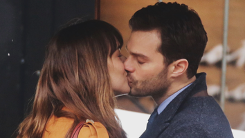 'Fifty Shades Darker' is Filming! See Pics of Dakota Johnson and Jamie Dornan's Steamy Kiss