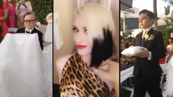 Watch Gwen Stefani's Adorable Sons Steal the Show at Her Friend's Wedding