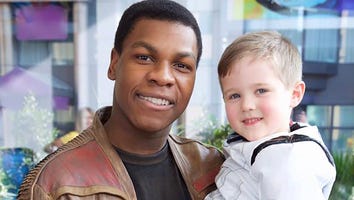 John Boyega Visits Kids in Hospital Dressed as 'Star Wars' Character