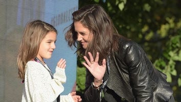 Katie Holmes Takes Suri Cruise and Friends to 'School of Rock -- The Musical' on Broadway