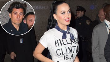 Orlando Bloom Supports Girlfriend Katy Perry at Fundraiser Concert for Hillary Clinton