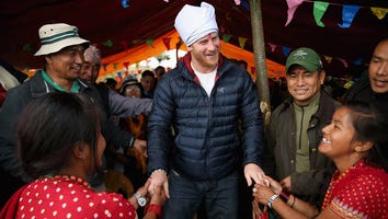 Prince Harry Visits the Homeless in First Trip to Nepal, Pays Tribute to Princess Diana -- See the Sweet Pics!
