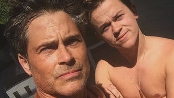 Rob Lowe and His Look-Alike Son John Are Totally Twinning in Shirtless Birthday Selfie