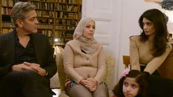 George and Amal Clooney Meet With Syrian Refugees, Listen to Their Stories in Touching Video