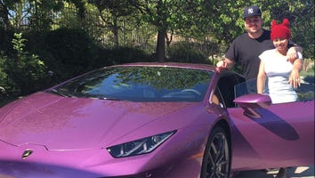 Rob Kardashian Buys Blac Chyna a Purple Lamborghini - See The Pics Of Her New Ride!