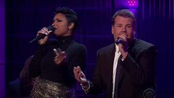 Jennifer Hudson and James Corden Perform Duet to Public Domain Songs on 'Late Late Show'