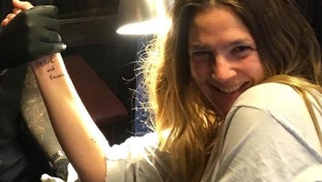 Drew Barrymore Gets Sweet Tattoo in Honor of Her Daughters