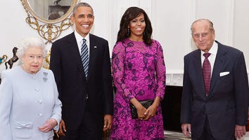 The Obamas Meet Queen Elizabeth and Prince Philip at Home, And Go For a Drive!