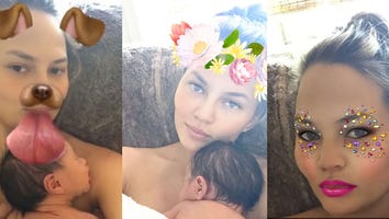 Chrissy Teigen's Baby Daughter Luna Adorably Makes Her Snapchat Debut
