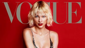 Taylor Swift Rocks Platinum Blonde Hair to Support Calvin Harris at Coachella