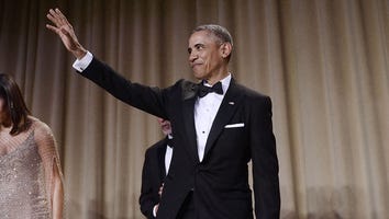 President Obama Literally Drops the Mic at White House Correspondents' Dinner